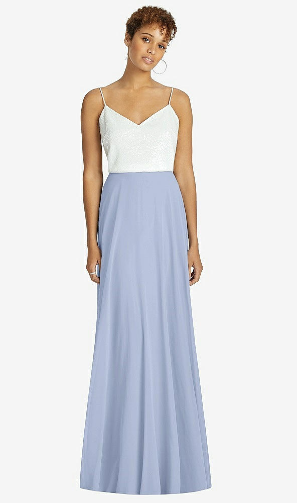 Front View - Sky Blue After Six Bridesmaid Skirt S1518