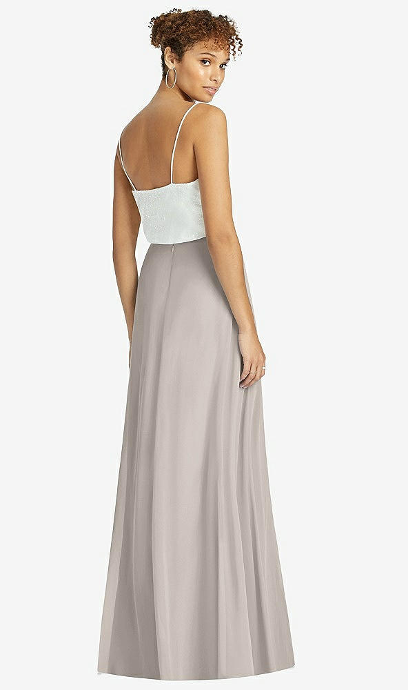 Back View - Taupe After Six Bridesmaid Skirt S1518