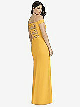Rear View Thumbnail - NYC Yellow Dessy Bridesmaid Dress 3040
