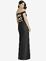 Rear View Thumbnail - Black Dessy Bridesmaid Dress 3040