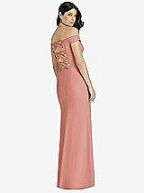 Rear View Thumbnail - Desert Rose Dessy Bridesmaid Dress 3040