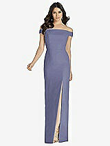 Front View Thumbnail - French Blue Dessy Bridesmaid Dress 3040