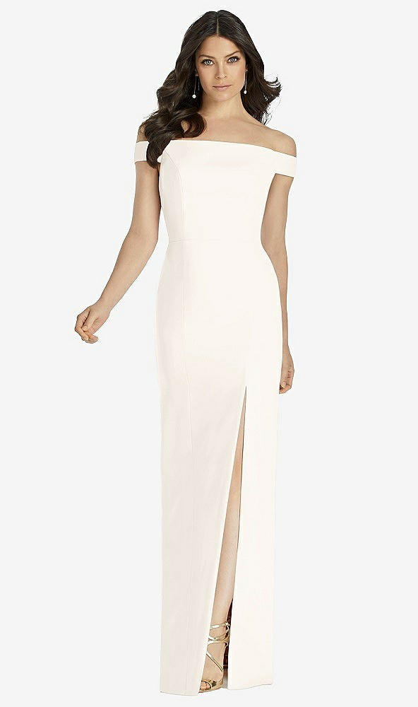 Front View - Ivory Dessy Bridesmaid Dress 3040