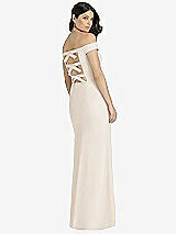 Rear View Thumbnail - Oat Dessy Bridesmaid Dress 3040