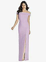 Front View Thumbnail - Pale Purple Dessy Bridesmaid Dress 3040