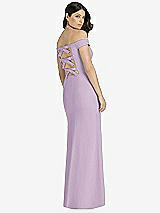 Rear View Thumbnail - Pale Purple Dessy Bridesmaid Dress 3040