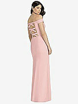Rear View Thumbnail - Rose - PANTONE Rose Quartz Dessy Bridesmaid Dress 3040