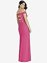 Rear View Thumbnail - Tea Rose Dessy Bridesmaid Dress 3040