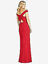 Rear View Thumbnail - Parisian Red After Six Bridesmaid Dress 6806