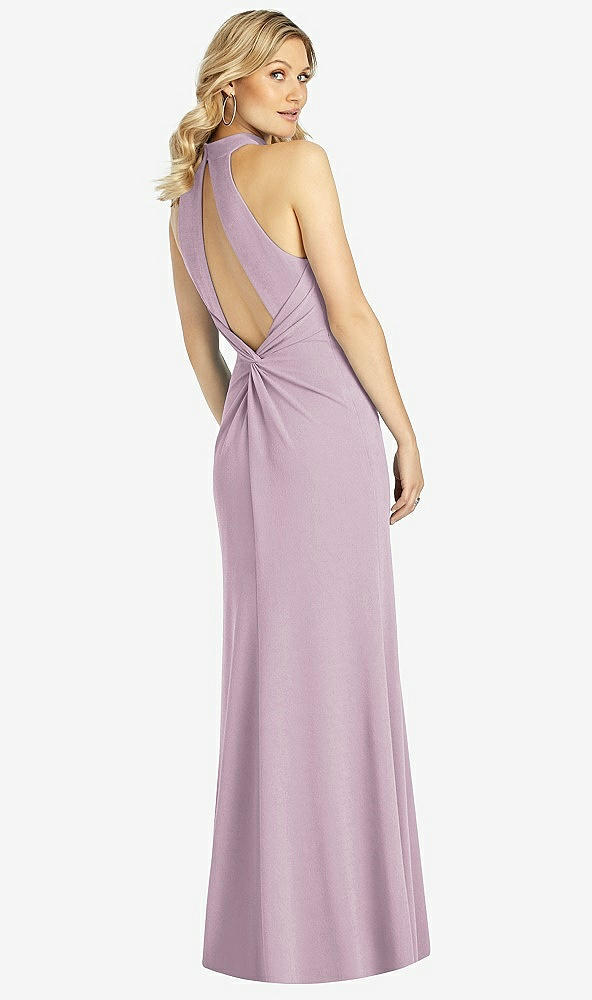 Back View - Suede Rose After Six Bridesmaid Dress 6807