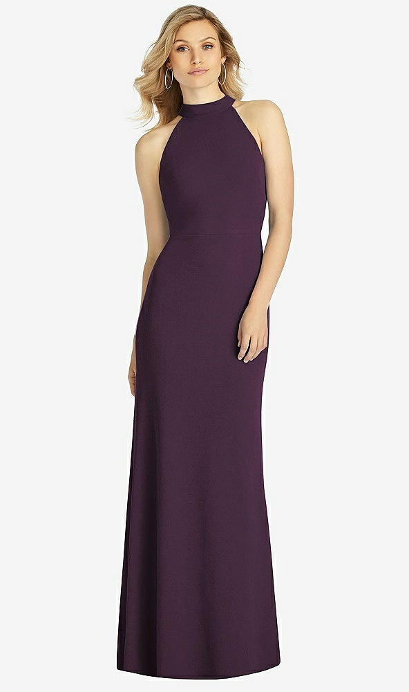 Front View - Aubergine After Six Bridesmaid Dress 6807