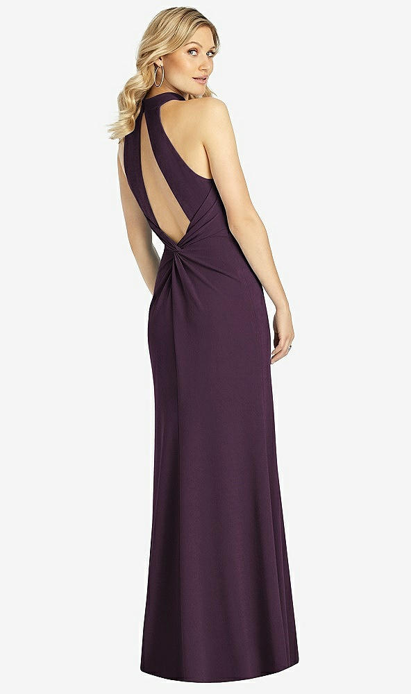 Back View - Aubergine After Six Bridesmaid Dress 6807
