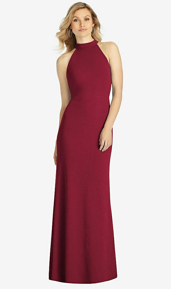 Front View - Burgundy After Six Bridesmaid Dress 6807