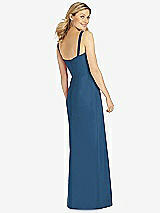 Rear View Thumbnail - Dusk Blue After Six Bridesmaid Dress 6811