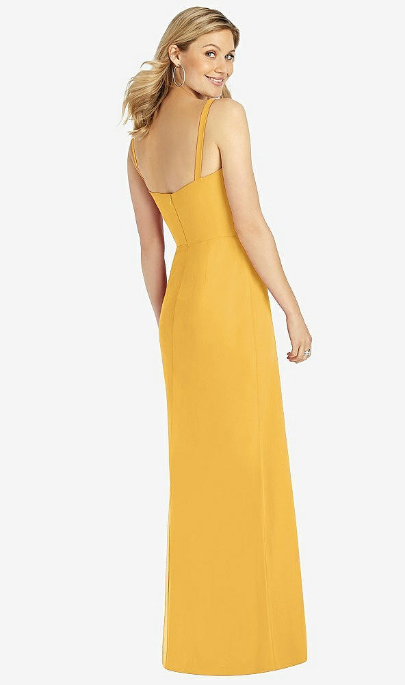 Back View - NYC Yellow After Six Bridesmaid Dress 6811