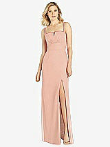 Front View Thumbnail - Pale Peach After Six Bridesmaid Dress 6811