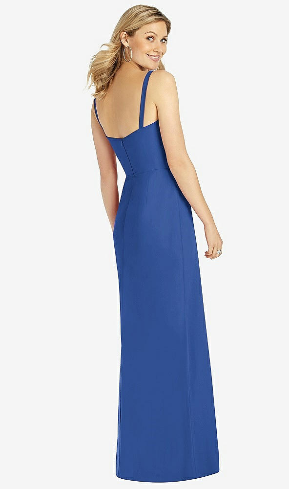 Back View - Classic Blue After Six Bridesmaid Dress 6811