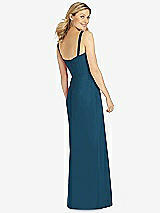 Rear View Thumbnail - Atlantic Blue After Six Bridesmaid Dress 6811