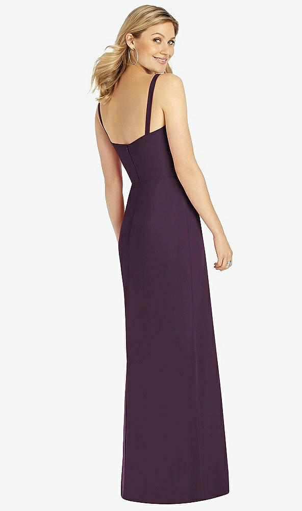 Back View - Aubergine After Six Bridesmaid Dress 6811