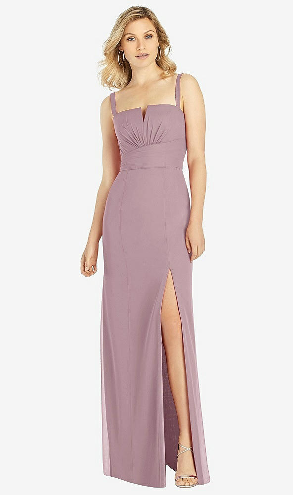 Front View - Dusty Rose After Six Bridesmaid Dress 6811