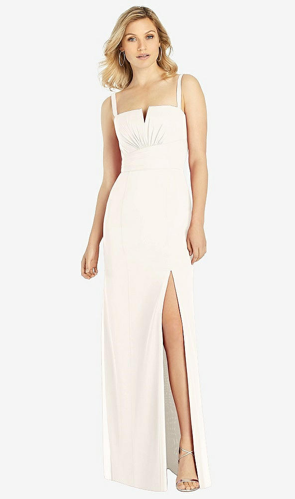 Front View - Ivory After Six Bridesmaid Dress 6811