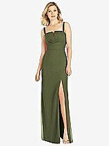 Front View Thumbnail - Olive Green After Six Bridesmaid Dress 6811