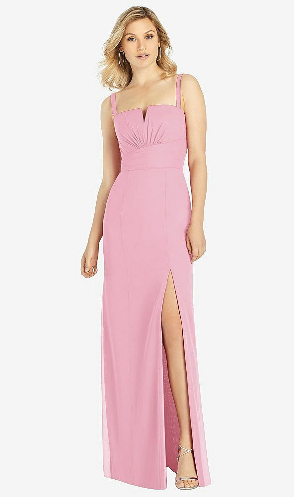 Front View - Peony Pink After Six Bridesmaid Dress 6811