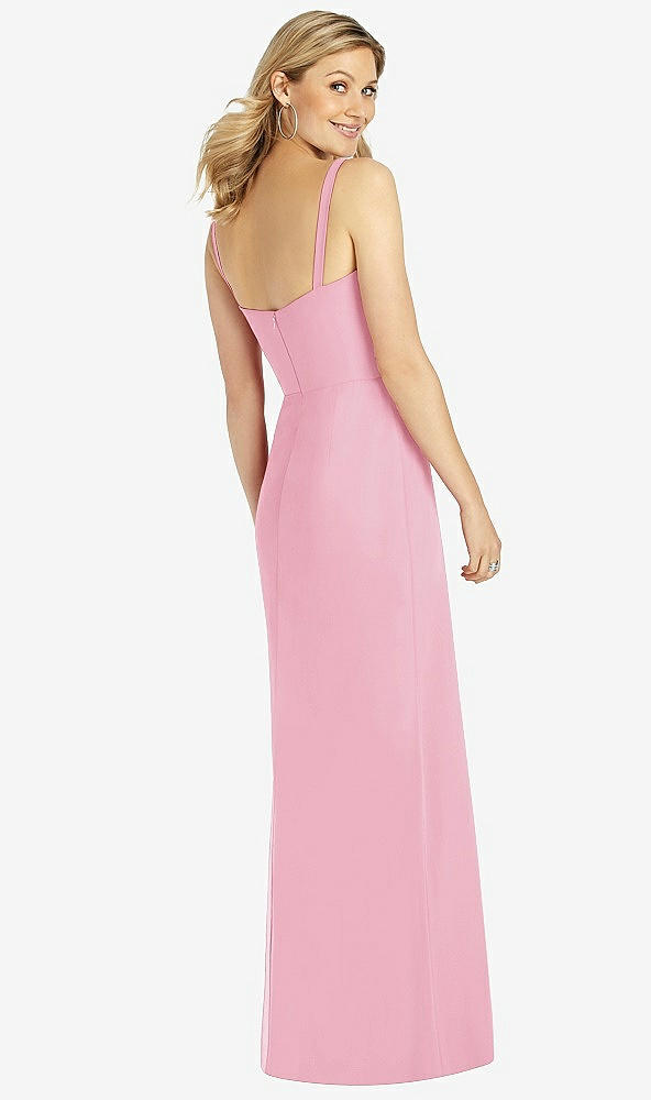Back View - Peony Pink After Six Bridesmaid Dress 6811