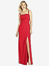 Front View Thumbnail - Parisian Red After Six Bridesmaid Dress 6811