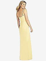 Rear View Thumbnail - Pale Yellow After Six Bridesmaid Dress 6811