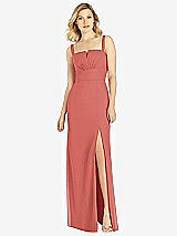 Front View Thumbnail - Coral Pink After Six Bridesmaid Dress 6811