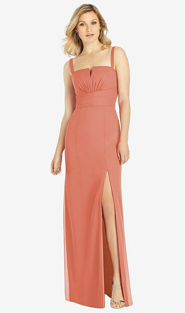 Front View - Terracotta Copper After Six Bridesmaid Dress 6811