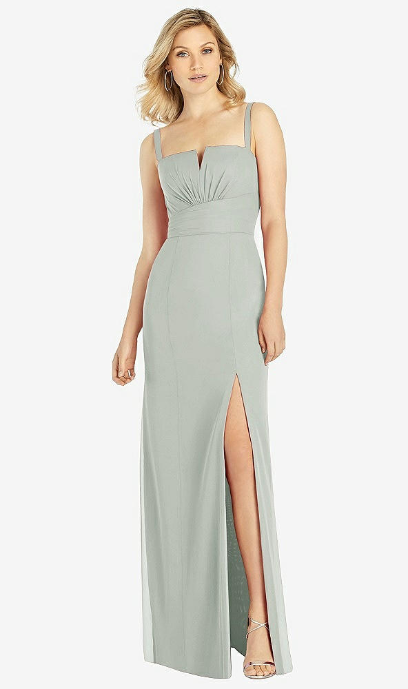 Front View - Willow Green After Six Bridesmaid Dress 6811