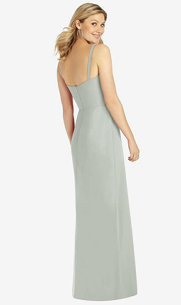 Back View - Willow Green After Six Bridesmaid Dress 6811