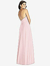 Rear View Thumbnail - Ballet Pink Criss Cross Back A-Line Maxi Dress