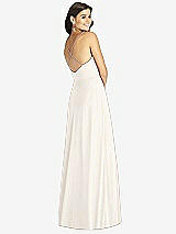 Rear View Thumbnail - Ivory Criss Cross Back A-Line Maxi Dress