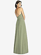 Rear View Thumbnail - Sage Criss Cross Back A-Line Maxi Dress