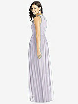 Rear View Thumbnail - Moondance Shirred Skirt Jewel Neck Halter Dress with Front Slit
