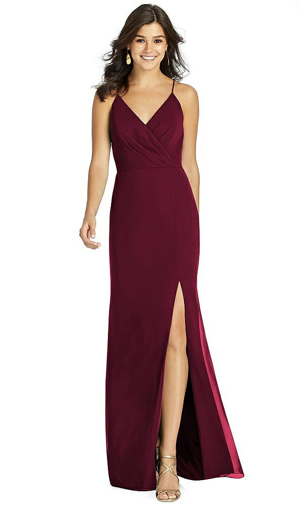 Front View - Cabernet Thread Bridesmaid Style Cora