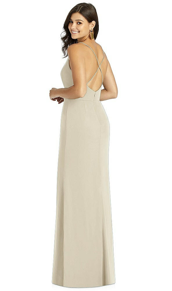 Back View - Champagne Thread Bridesmaid Style Cora