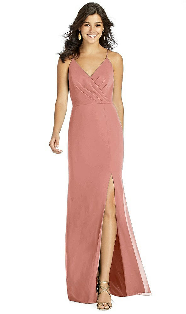 Front View - Desert Rose Thread Bridesmaid Style Cora