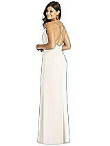 Rear View Thumbnail - Ivory Thread Bridesmaid Style Cora