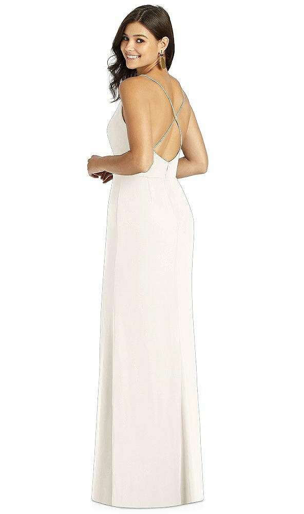 Back View - Ivory Thread Bridesmaid Style Cora