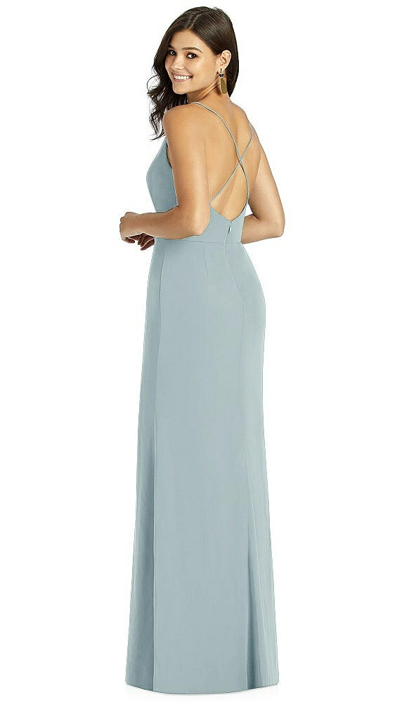 Back View - Morning Sky Thread Bridesmaid Style Cora