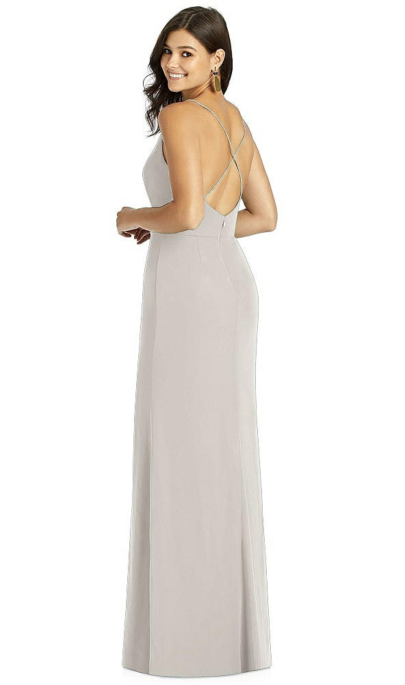 Back View - Oyster Thread Bridesmaid Style Cora