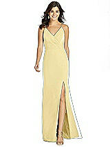 Front View Thumbnail - Pale Yellow Thread Bridesmaid Style Cora