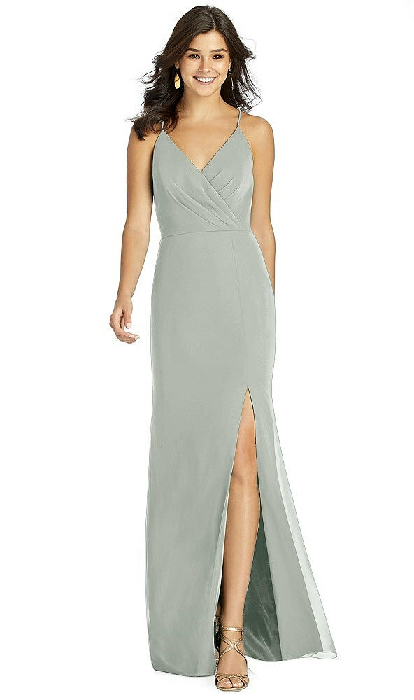Front View - Willow Green Thread Bridesmaid Style Cora