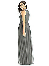 Rear View Thumbnail - Charcoal Gray Thread Bridesmaid Style Kailyn