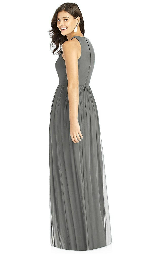 Back View - Charcoal Gray Thread Bridesmaid Style Kailyn