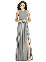 Front View Thumbnail - Chelsea Gray Thread Bridesmaid Style Kailyn
